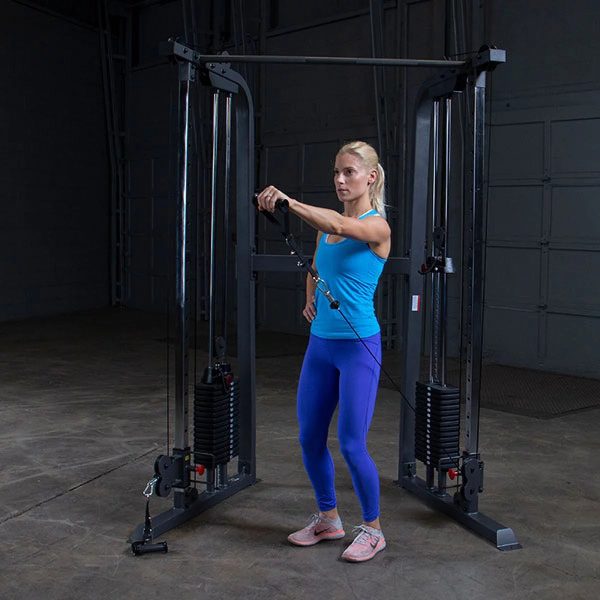 Body-Solid Powerline PFT100 Functional Trainer Cable Machine, Dual 210 Lb. Weight Stacks - Image 5