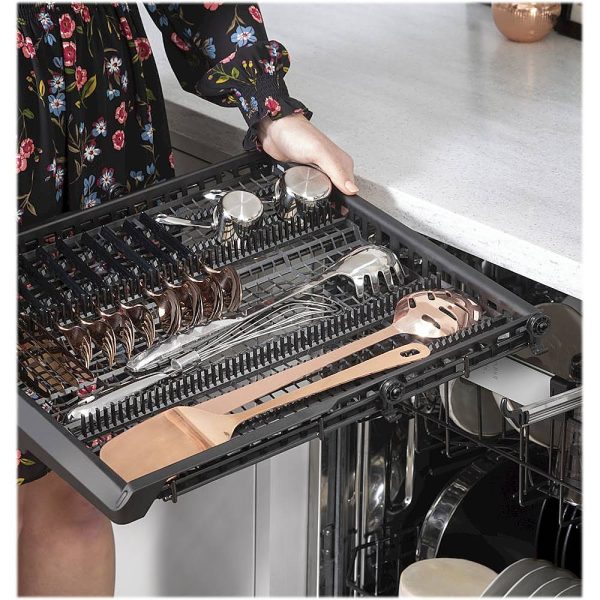 Café - 24" Top Control Tall Tub Built-In Dishwasher with Stainless Steel Tub - Stainless steel - Image 11