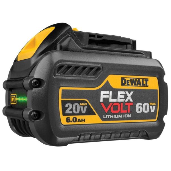 FLEXVOLT 20V/60V MAX Lithium-Ion 6.0Ah Battery Pack DCB606 - Image 10