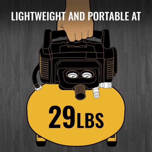 BOSTITCH BTFP02012 6-Gallon Pancake Compressor - Image 7