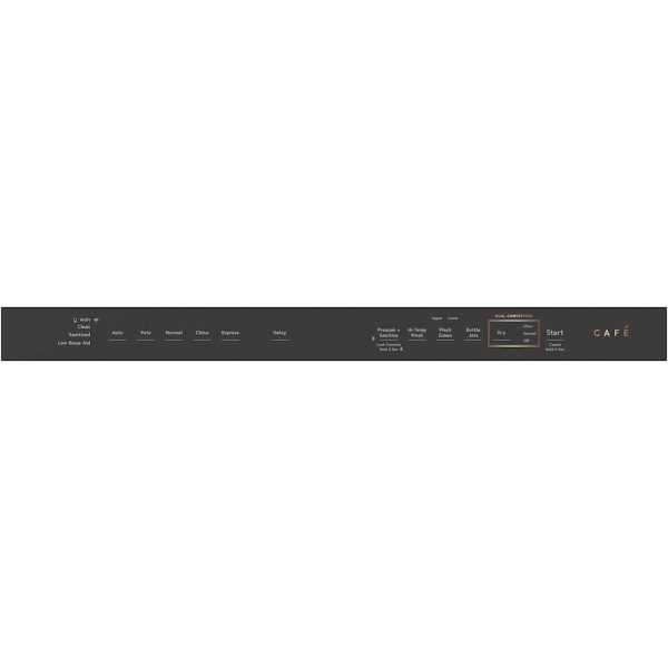 Café - Top Control Built-In Dishwasher with Stainless Steel Tub, 3rd Rack, 39dBA - Matte white - Image 3