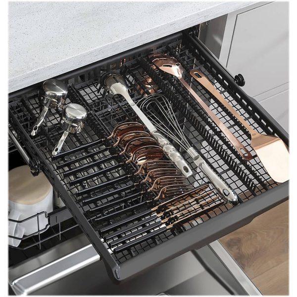 Café - 24" Top Control Tall Tub Built-In Dishwasher with Stainless Steel Tub - Stainless steel - Image 12