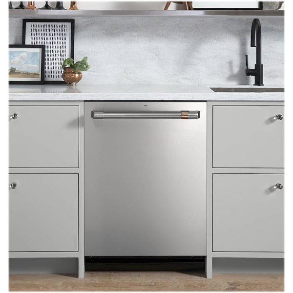 Café - 24" Top Control Tall Tub Built-In Dishwasher with Stainless Steel Tub - Stainless steel - Image 2