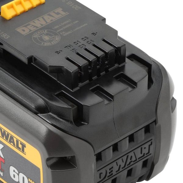 FLEXVOLT 20V/60V MAX Lithium-Ion 6.0Ah Battery Pack DCB606 - Image 7
