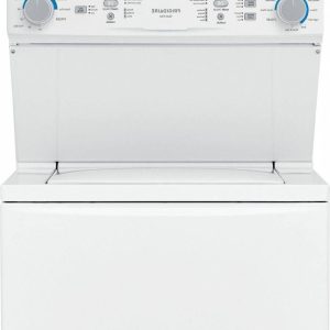 3.9 Cu. ft. WASHER, 5.6 Cu. ft. Dryer White Stack Laundry-FLCE7522AW
