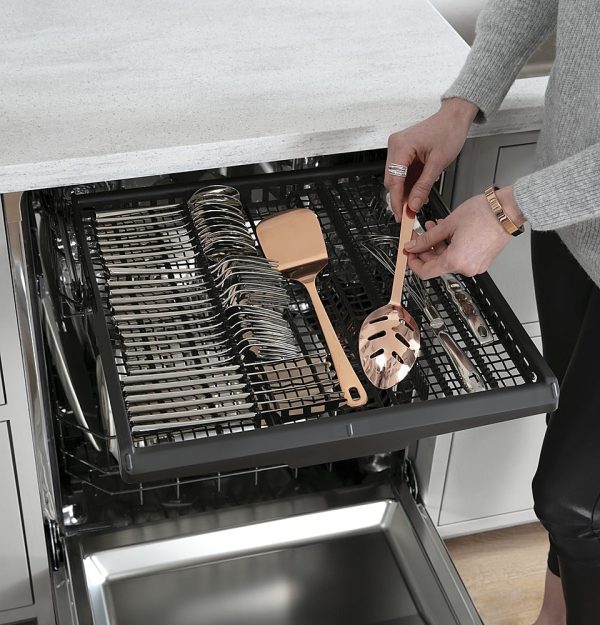 Café - 24" Top Control Tall Tub Built-In Dishwasher with Stainless Steel Tub - Stainless steel - Image 5
