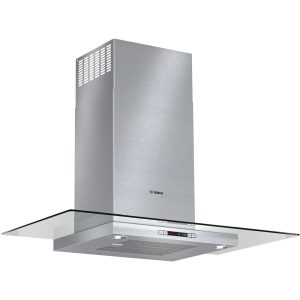 Bosch - Benchmark Series 36" Convertible Range Hood - Stainless steel and glass