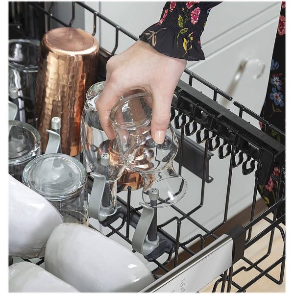 Café - 24" Top Control Tall Tub Built-In Dishwasher with Stainless Steel Tub - Stainless steel - Image 10