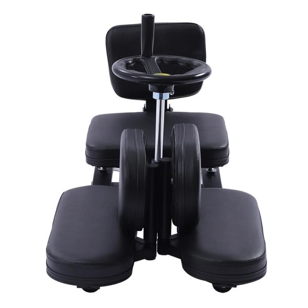 Aiqidi 220lbs Pro Leg Stretcher Stretching Machine Heavy Duty Fitness Split Training Machine Home Gym Equipment Black - Image 12