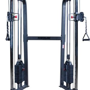 Body-Solid Powerline PFT100 Functional Trainer Cable Machine, Dual 210 Lb. Weight Stacks