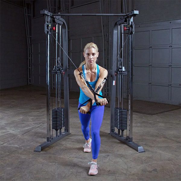 Body-Solid Powerline PFT100 Functional Trainer Cable Machine, Dual 210 Lb. Weight Stacks - Image 2