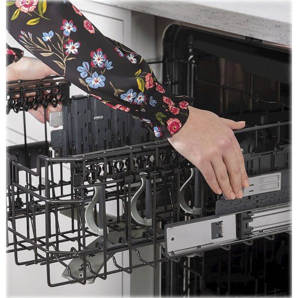 Café - 24" Top Control Tall Tub Built-In Dishwasher with Stainless Steel Tub - Matte white - Image 16