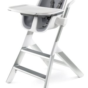 4moms high chair with magnetic tray, White/Grey