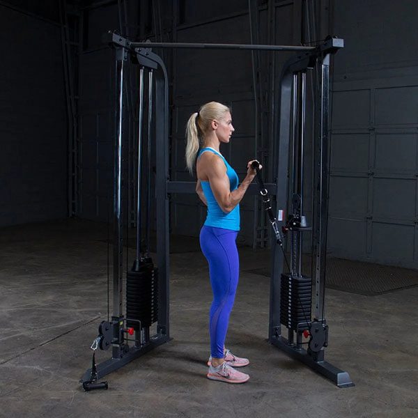Body-Solid Powerline PFT100 Functional Trainer Cable Machine, Dual 210 Lb. Weight Stacks - Image 4